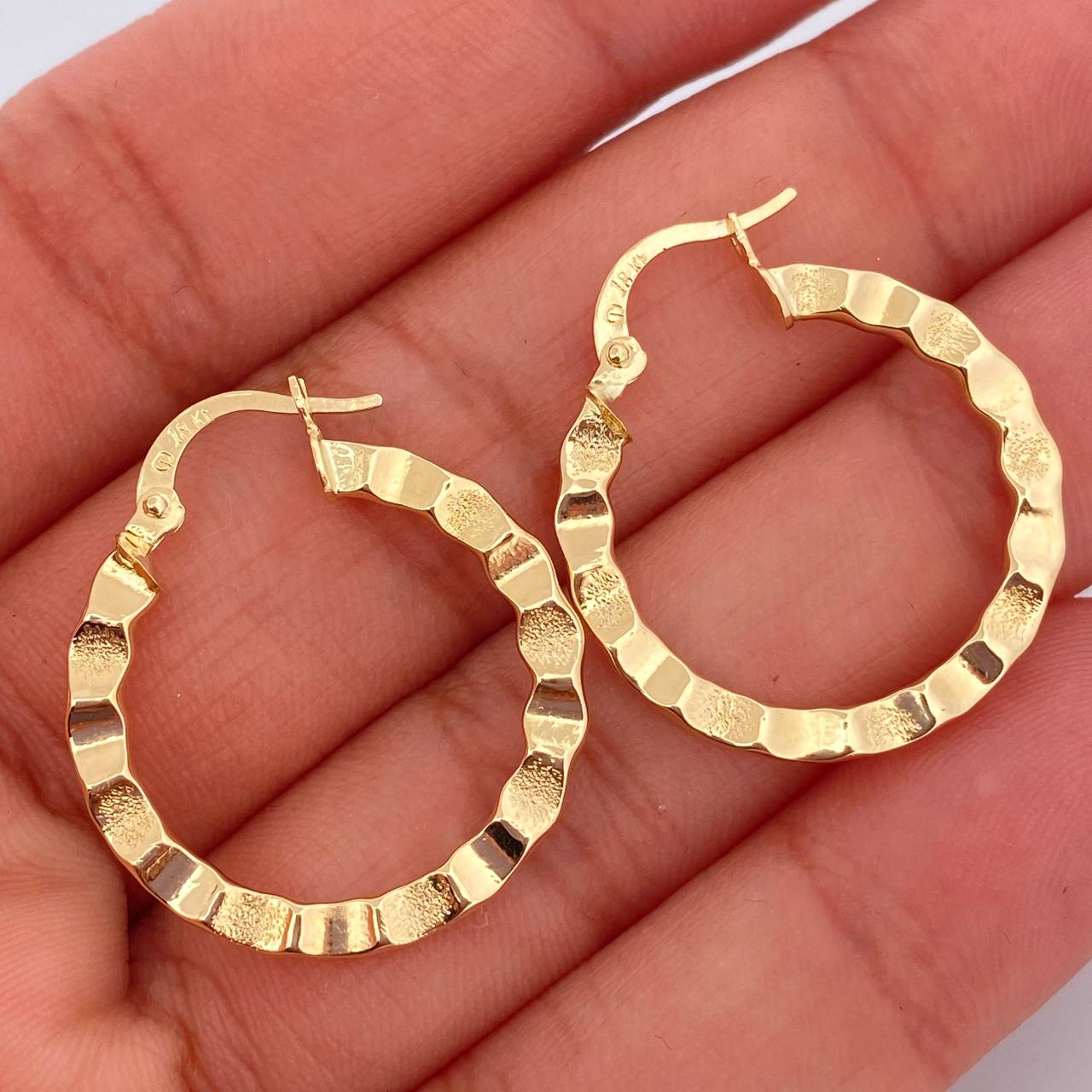 Candongas Said 1.85gr / 2.6cm / Oro Amarillo 18K &