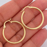 Candongas Lore 1.65gr / 2.8cm / Oro Amarillo 18K &