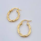 Candongas Asby 1.25gr / 2cm / Oro Amarillo 18K &