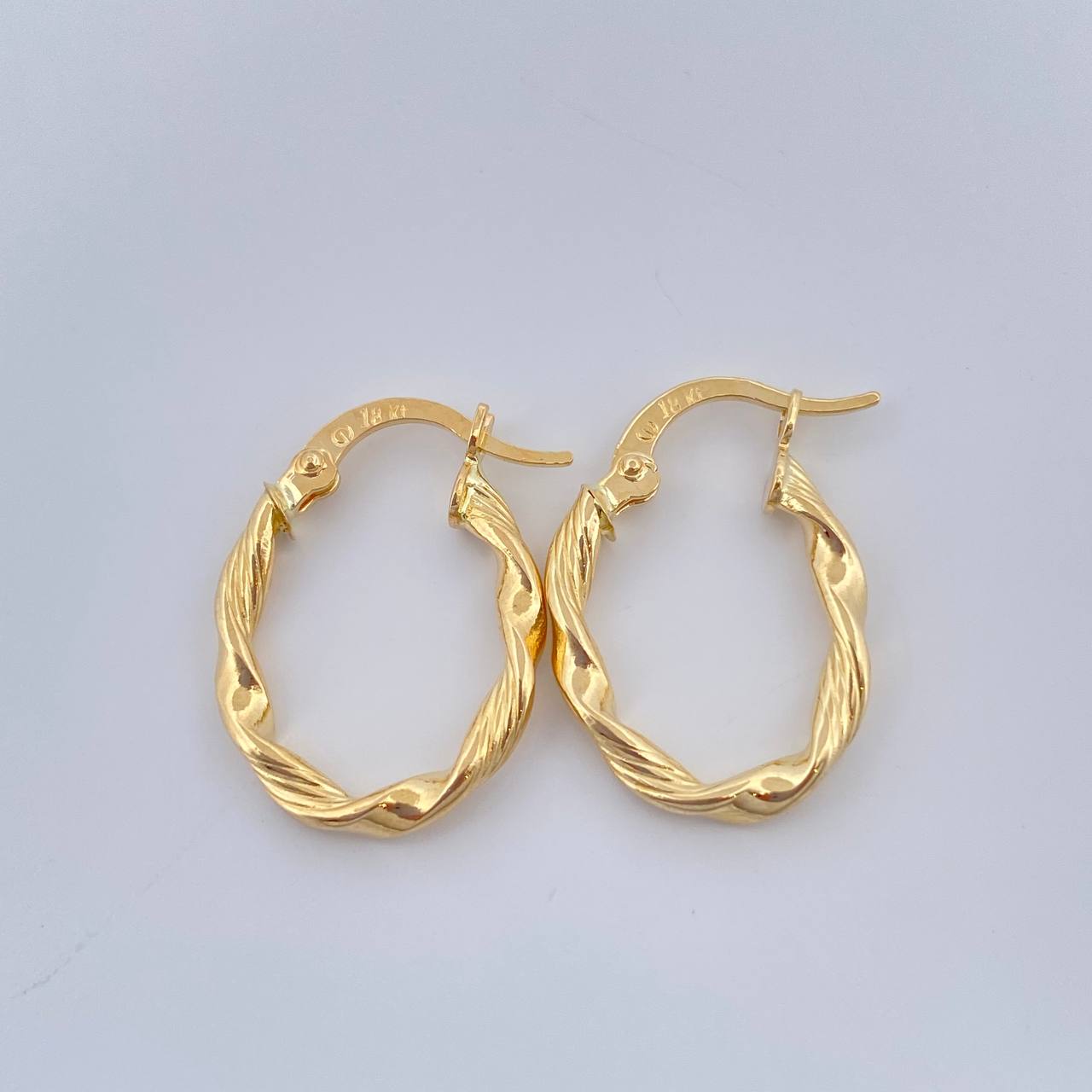 Candongas Asby 1.25gr / 2cm / Oro Amarillo 18K &