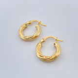 Candongas Arielle 1.55gr / 1.7cm / Oro Amarillo 18K &