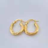 Candongas Arielle 1.55gr / 1.7cm / Oro Amarillo 18K &