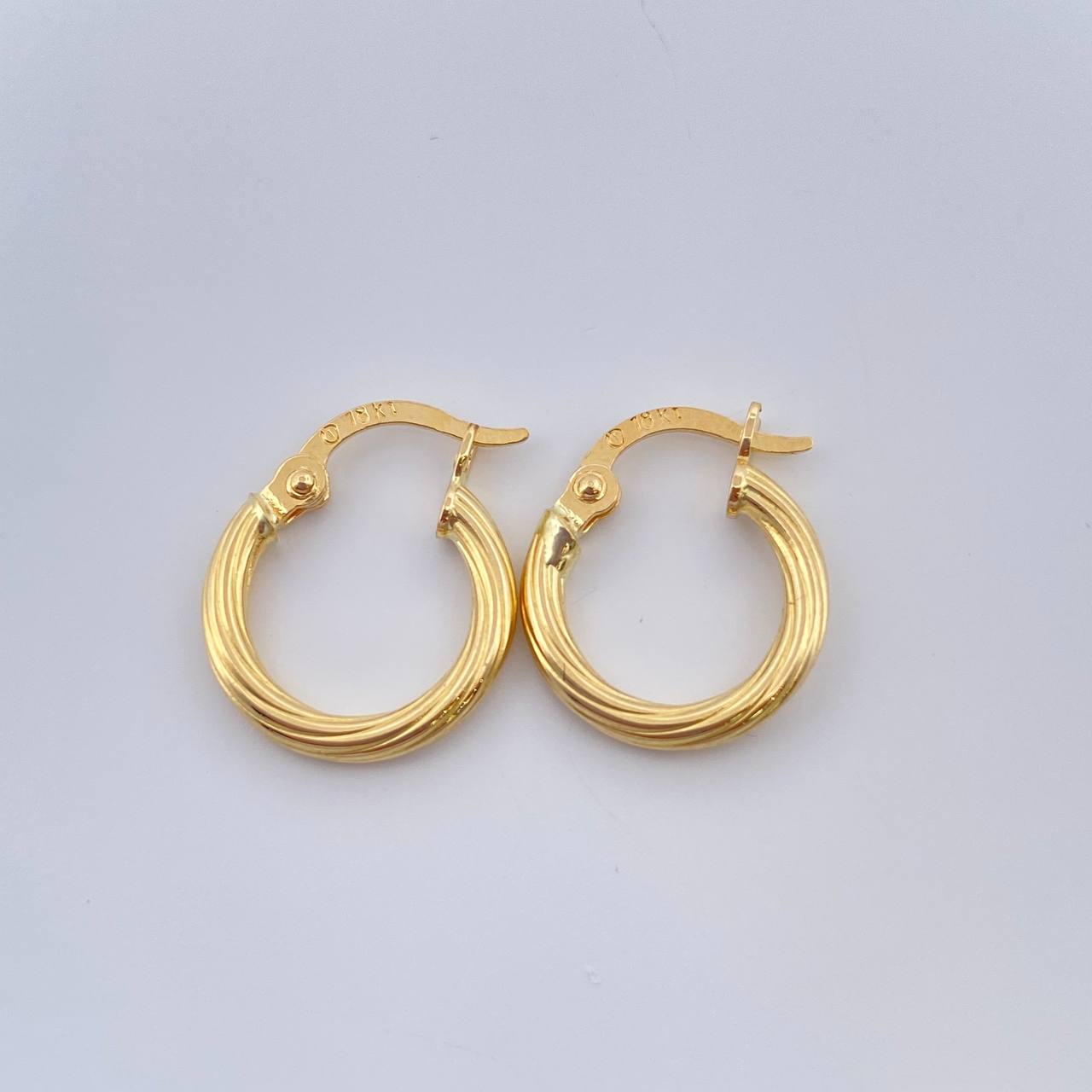 Candongas Lore 1.1gr / 1.8cm / Oro Amarillo 18K &