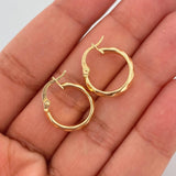 Candongas Nia 1.7gr / 1.8cm / Oro Amarillo 18K &