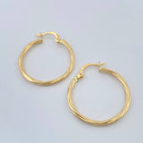 Candongas Lore 1.65gr / 2.8cm / Oro Amarillo 18K &