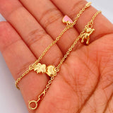 Tobillera Aro Seguido  3.6gr / 26cm / 1.25mm Oro Amarillo 18K &