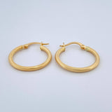 Candongas Zion 1.45gr / 2.3cm / Oro Amarillo 18K &