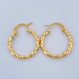 Candongas Yudi 1.4gr / 2cm / Oro Amarillo 18K &