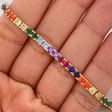 Pulso Tennis 13.3gr / 16.6cm / 3.43mm Oro Amarillo 18K %