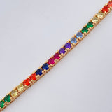 Pulso Tennis 13.3gr / 16.6cm / 3.43mm Oro Amarillo 18K %