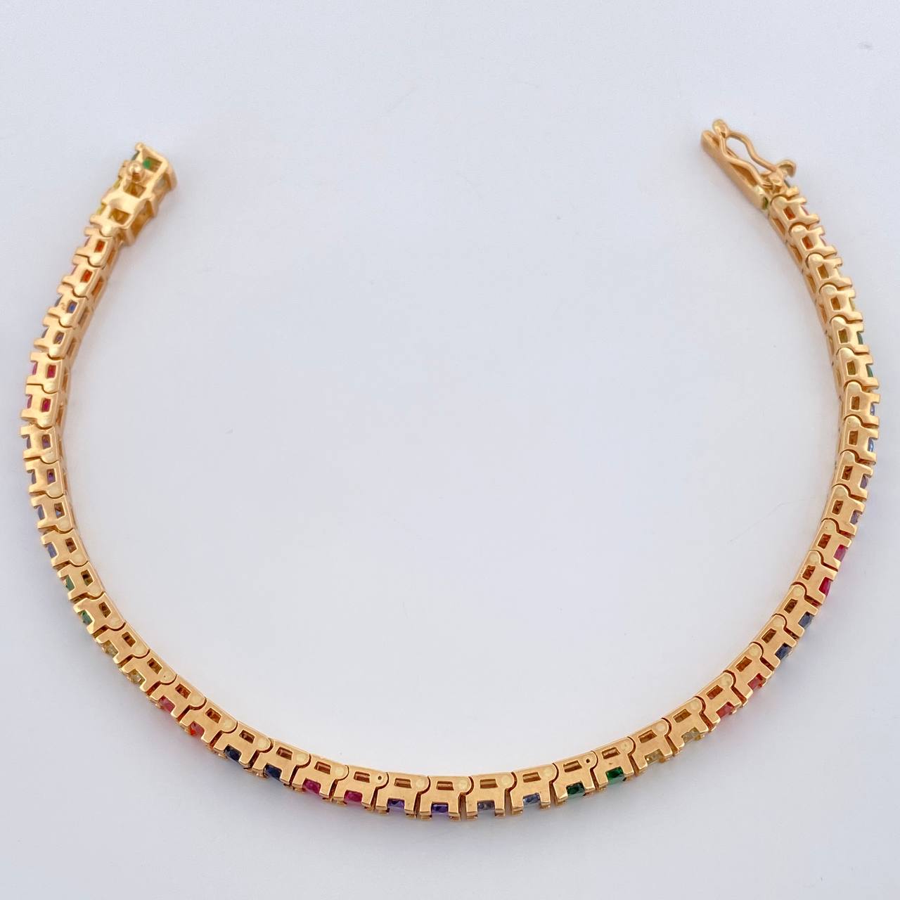 Pulso Tennis 13.3gr / 16.6cm / 3.43mm Oro Amarillo 18K %