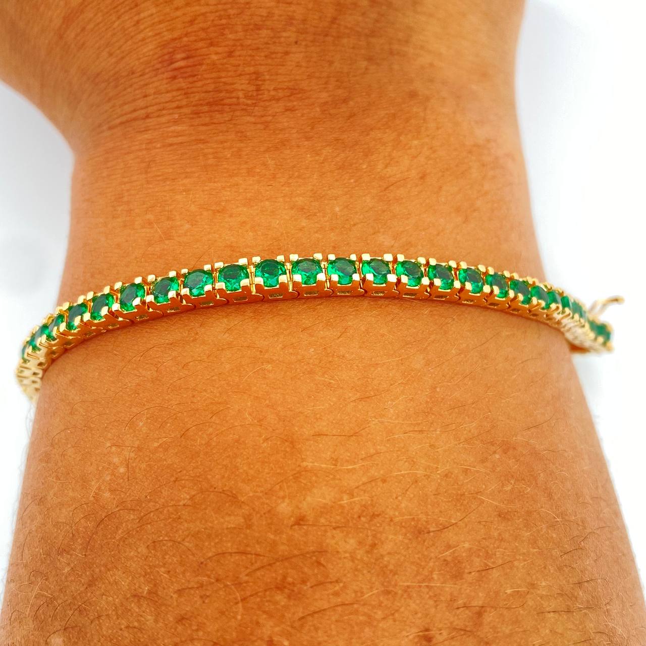 Pulso Tennis 13.7gr / 17.5cm / 3.48mm Oro Amarillo 18K %