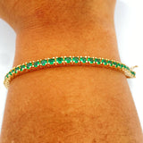 Pulso Tennis 13.7gr / 17.5cm / 3.48mm Oro Amarillo 18K %