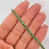 Pulso Tennis 13.7gr / 17.5cm / 3.48mm Oro Amarillo 18K %