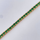 Pulso Tennis 13.7gr / 17.5cm / 3.48mm Oro Amarillo 18K %