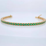 Pulso Tennis 13.7gr / 17.5cm / 3.48mm Oro Amarillo 18K %