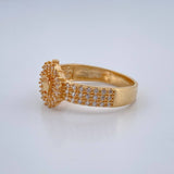 Anillo Corona Rx 3.6gr / T7 1/2 / Oro Amarillo 18K %