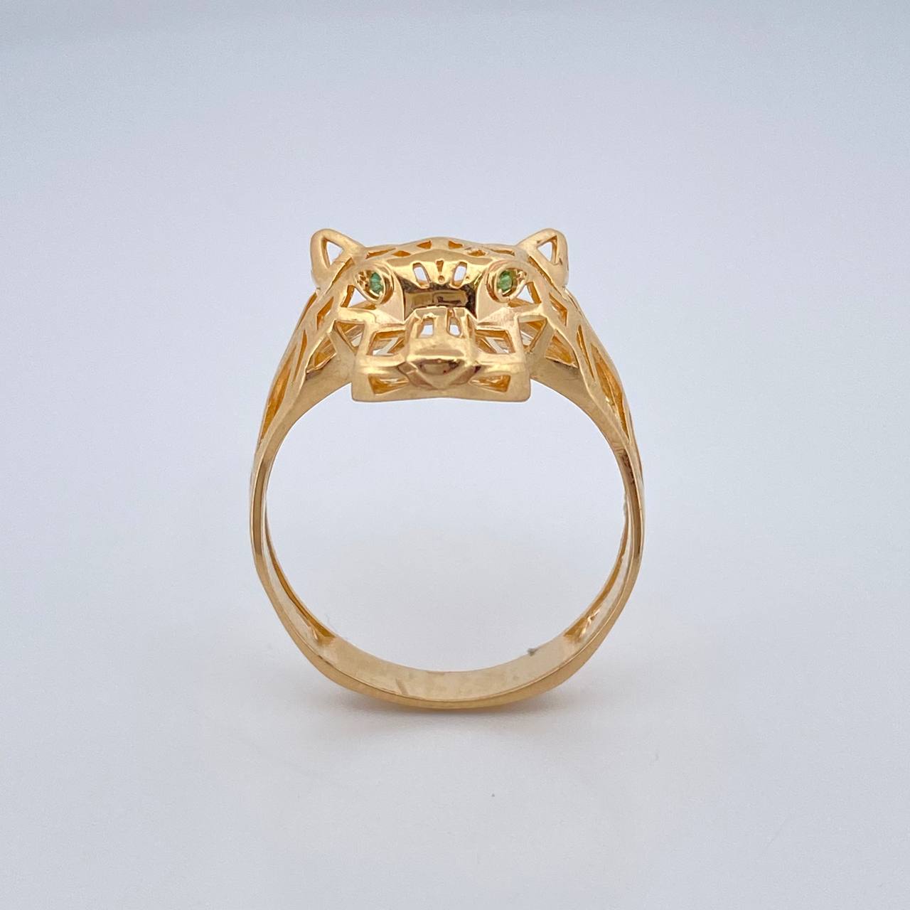 Anillo Pantera Filigrama 3.9gr / T7 1/2 / Oro Amarillo 18K %