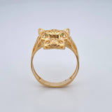 Anillo Pantera Filigrama 4.05gr / T9 / Oro Amarillo 18K %