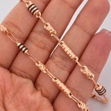 Cadena Rustica Barril X 11.95gr / 61cm / 4.13mm Oro Rosa 18K %