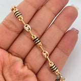 Pulso Rustica Barril Gc 5.45gr / 22.5cm / 5mm Tres Oros 18K %