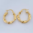 Candongas Charin 2.6gr / 2.4cm / Oro Amarillo 18K %
