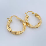 Candongas Charin 2.6gr / 2.4cm / Oro Amarillo 18K %