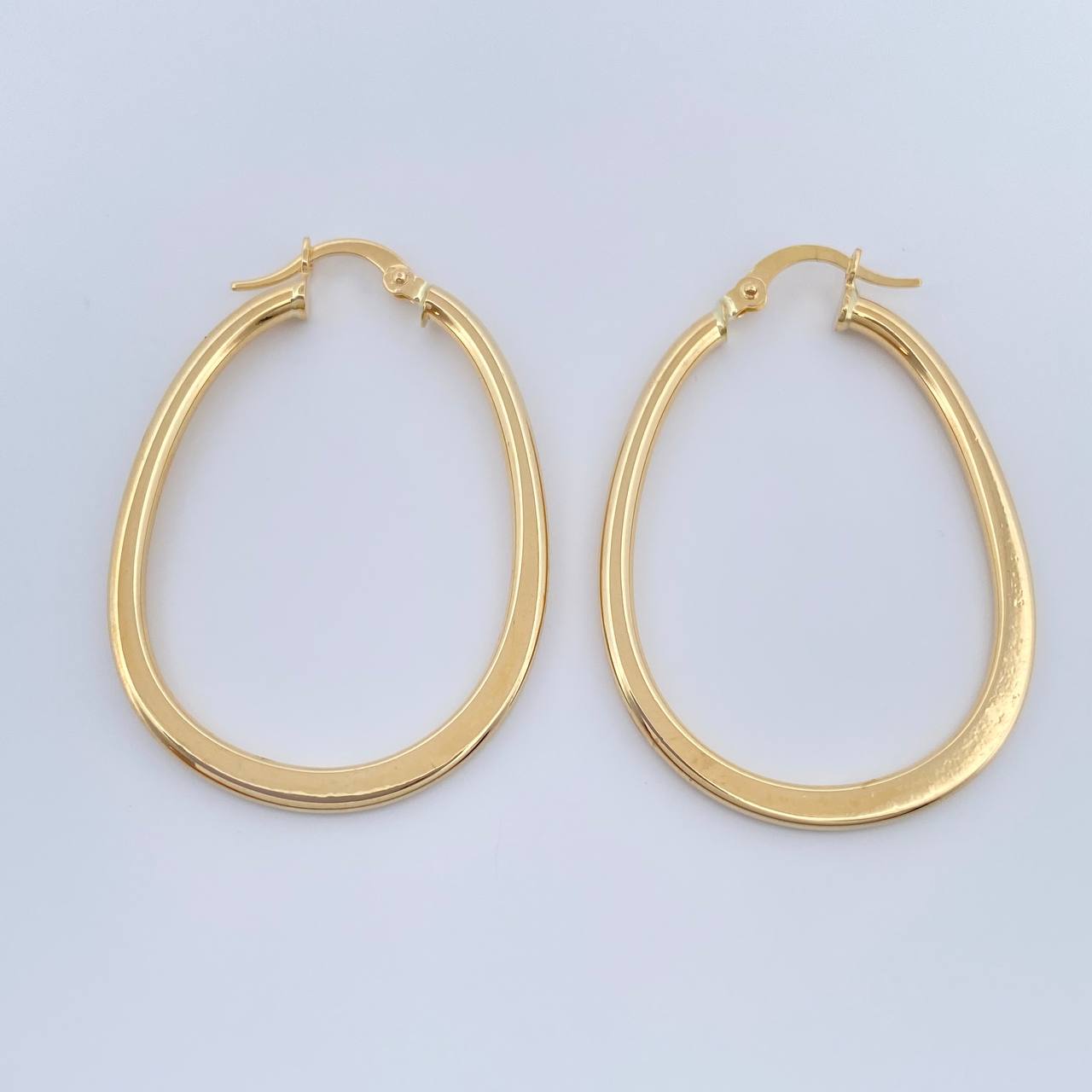 Candongas Dorada 2.7gr / 4cm / Oro Amarillo 18K %