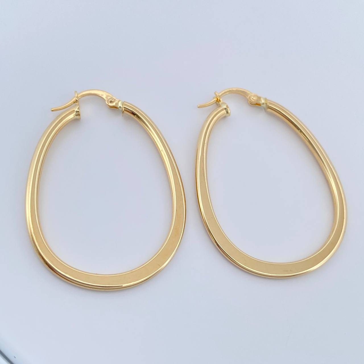 Candongas Dorada 2.7gr / 4cm / Oro Amarillo 18K %