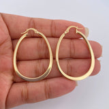 Candongas Dorada 2.7gr / 4cm / Oro Amarillo 18K %