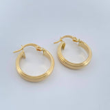Candongas Winter 2gr / 2.1cm / Oro Amarillo 18K %