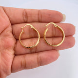 Candongas Kuki 2.75gr / 2.5cm / Oro Amarillo 18K %