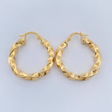 Candongas Kari 3.3gr / 3cm / Oro Amarillo 18K %