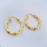 Candongas Kari 3.3gr / 3cm / Oro Amarillo 18K %