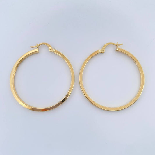 Candongas Andy 2.45gr / 3.8cm / Oro Amarillo 18K %