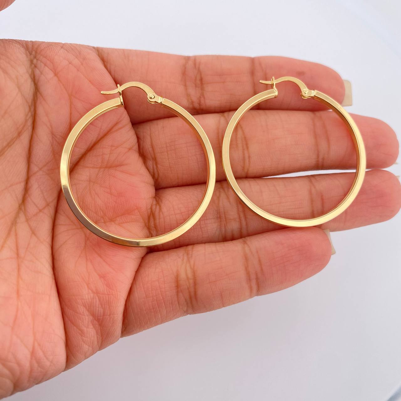 Candongas Andy 2.45gr / 3.8cm / Oro Amarillo 18K %