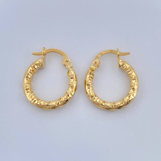 Candongas Majo 1.3gr / 1.7cm / Oro Amarillo 18K %