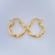Candongas Jenn 1.2gr / 2cm / Oro Amarillo 18K %