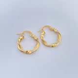 Candongas Jenn 1.2gr / 2cm / Oro Amarillo 18K %