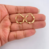 Candongas Jenn 1.2gr / 2cm / Oro Amarillo 18K %