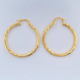 Candongas Megan 2.3gr / 3.2cm / Oro Amarillo 18K %