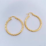 Candongas Megan 2.3gr / 3.2cm / Oro Amarillo 18K %
