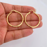 Candongas Megan 2.3gr / 3.2cm / Oro Amarillo 18K %