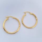 Candongas Megan 1.55gr / 2.6cm / Oro Amarillo 18K %