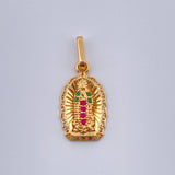Dije Virgen Guadalupe  1.2gr / 2.1cm / Oro Amarillo 18K %