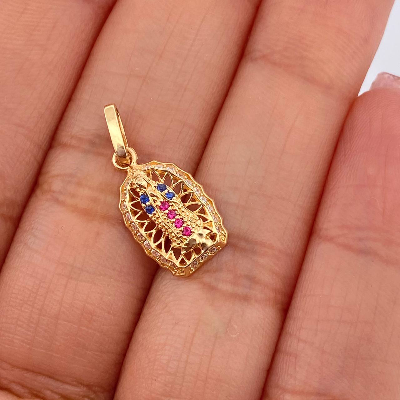 Dije Virgen Guadalupe 1.25gr / 2.1cm / Oro Amarillo 18K %