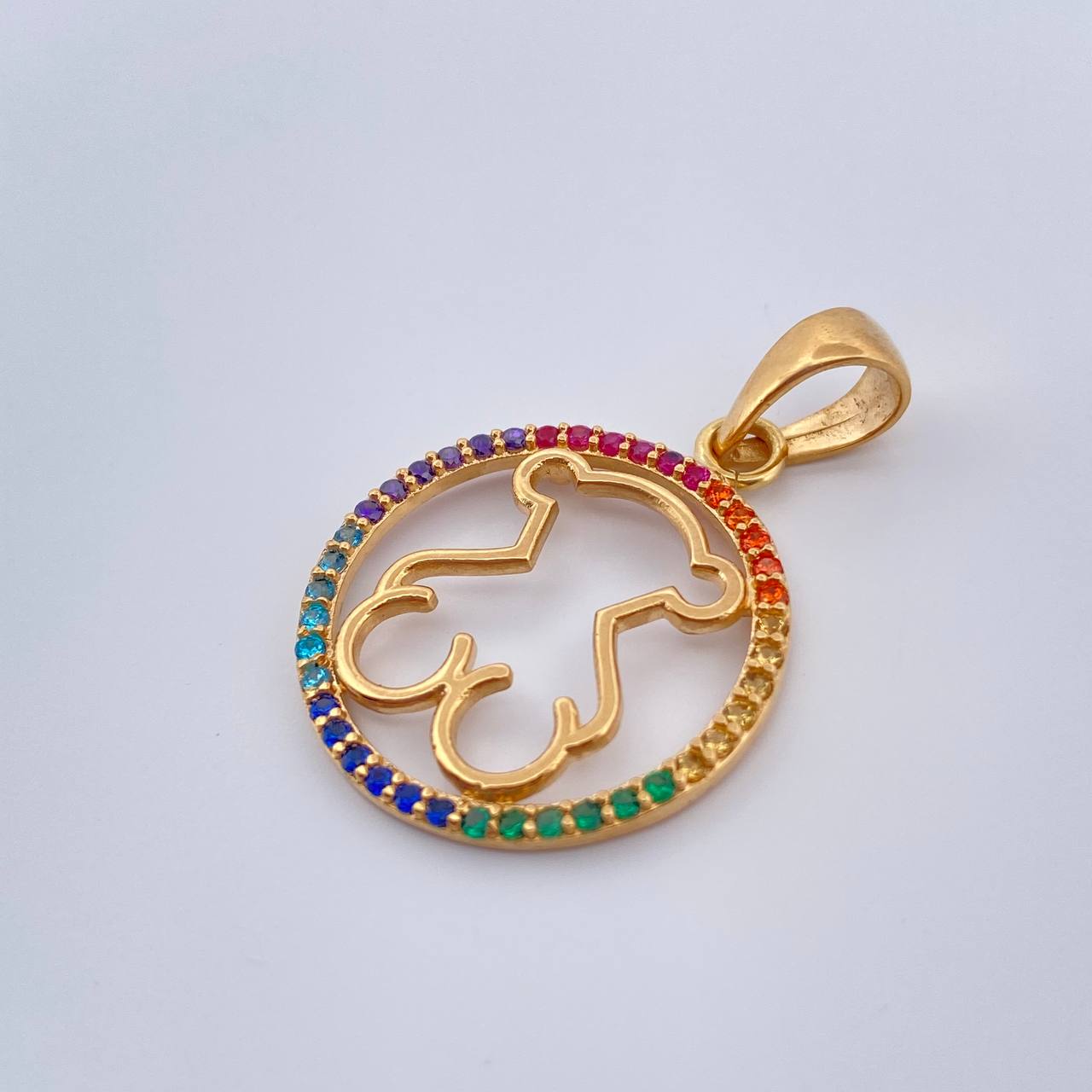 Dije Silueta Oso Ts 3gr / 3.2cm / Oro Amarillo 18K %