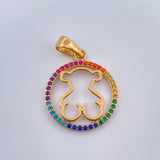 Dije Silueta Oso Ts 3gr / 3.2cm / Oro Amarillo 18K %