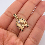 Dije Herradura Caballo 4.5gr / 2.8cm / Dos Oros Amarillo Blanco 18K %