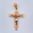 Dije Cruz Cristo Milagroso de Buga 5.3gr / 4.8cm / Tres Oros 18K %